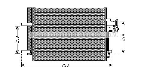 AVA QUALITY COOLING Конденсатор, кондиционер FDA5428D